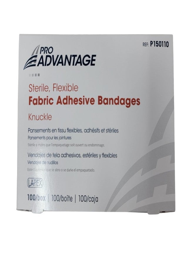 ProAdvantage PRO ADVANTAGE FABRIC ADHESIVE BANDAGE - Adhesive Bandage, Knuckle Bands, 1½" x 3", 100/bx - Image 3